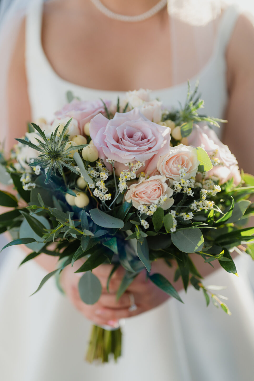 Bridal Bouquet, Wedding Flowers, Winter Wedding, Rosemont Manor, Emily Mar Photography