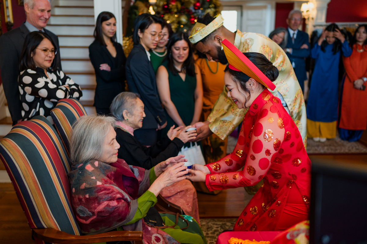 Vietnamese Tea Ceremony at Rosemont Manor, Emily Mar Photography