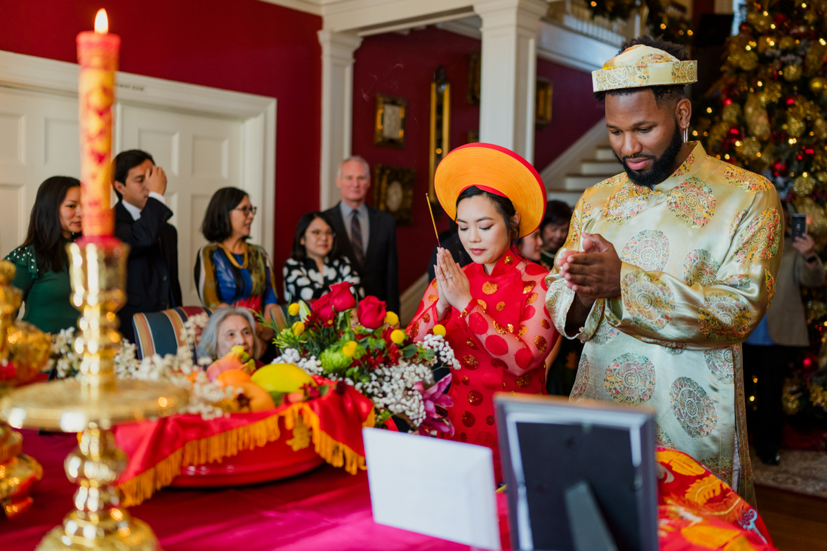 Vietnamese Tea Ceremony at Rosemont Manor, Emily Mar Photography