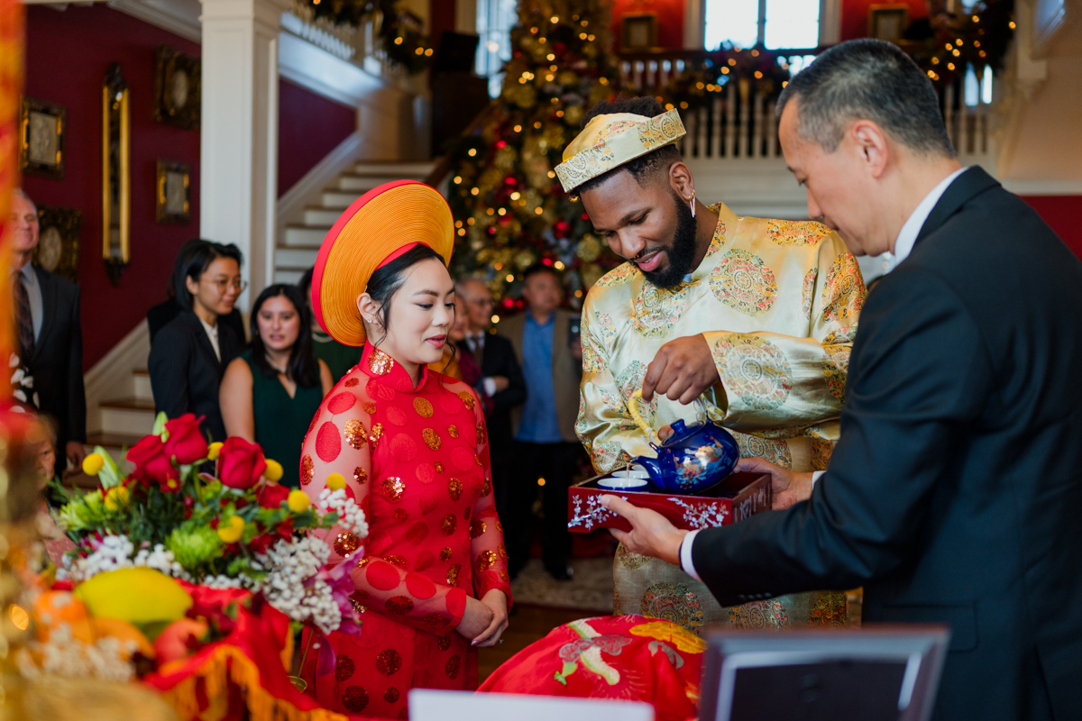 Vietnamese Tea Ceremony at Rosemont Manor, Emily Mar Photography