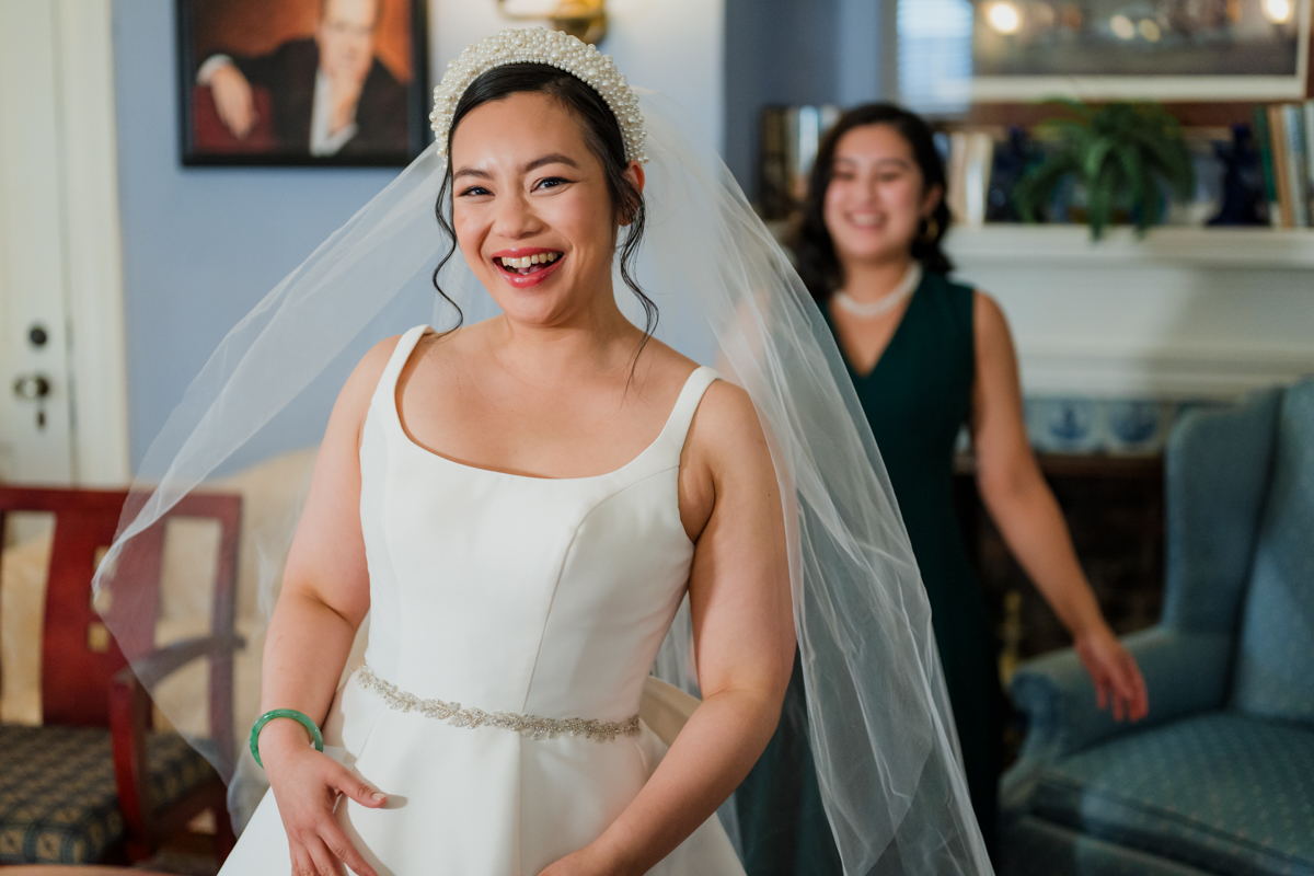 Bride Getting Ready, Rosemont Manor, Emily Mar Photography