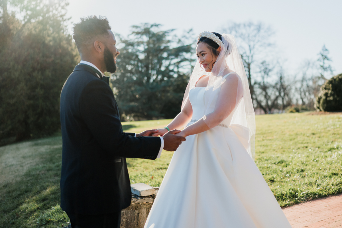 First Look, Rosemont Manor, Emily Mar Photography