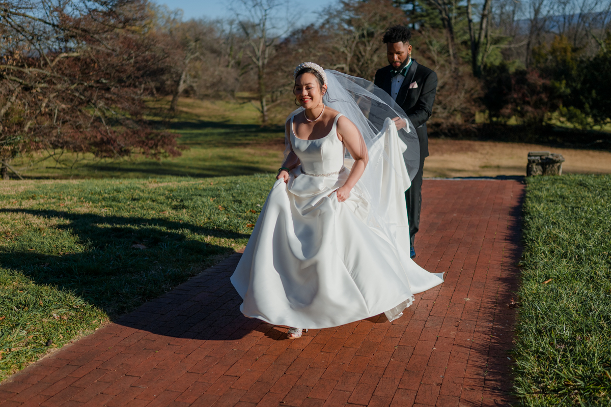 First Look, Bride & Groom Portraits, Rosemont Manor, Emily Mar Photography