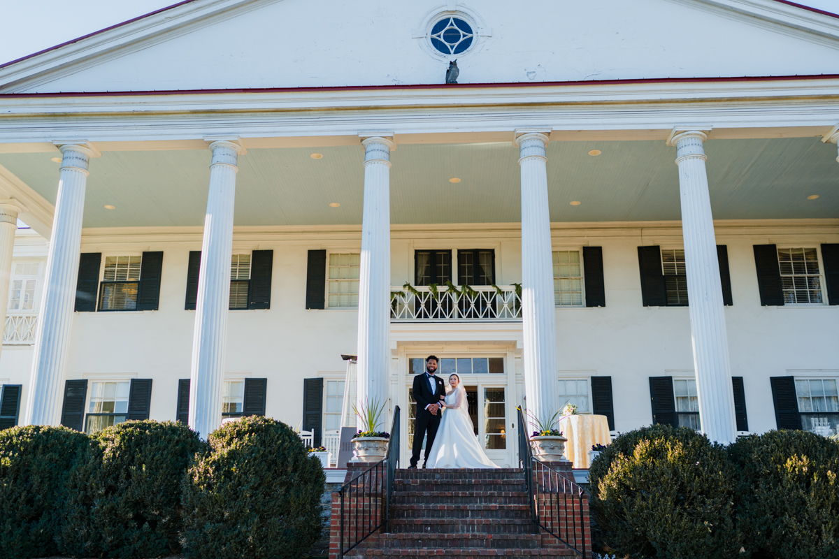 First Look, Bride & Groom Portraits, Rosemont Manor, Emily Mar Photography