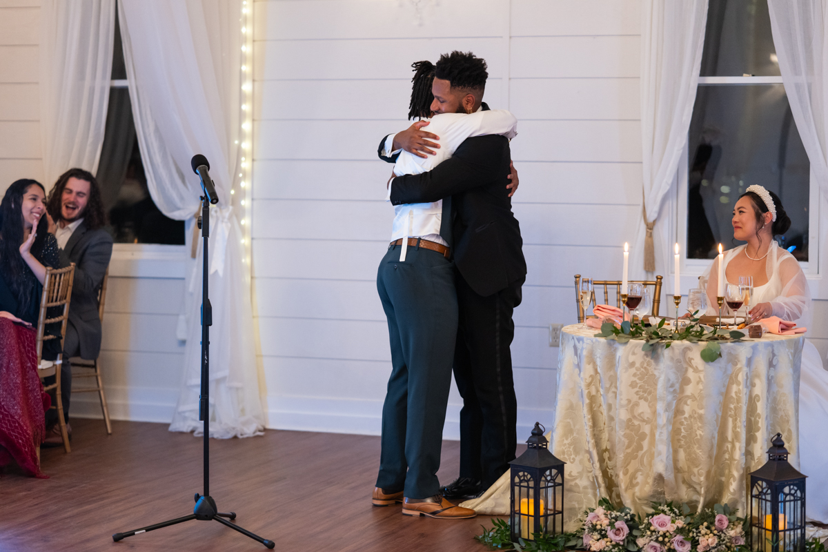 Best Man Speech, Wedding Reception, Rosemont Manor, Emily Mar Photography