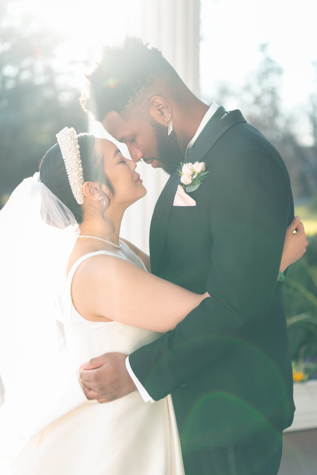 Bride & Groom Portrait, Rosemont Manor, Emily Mar Photography