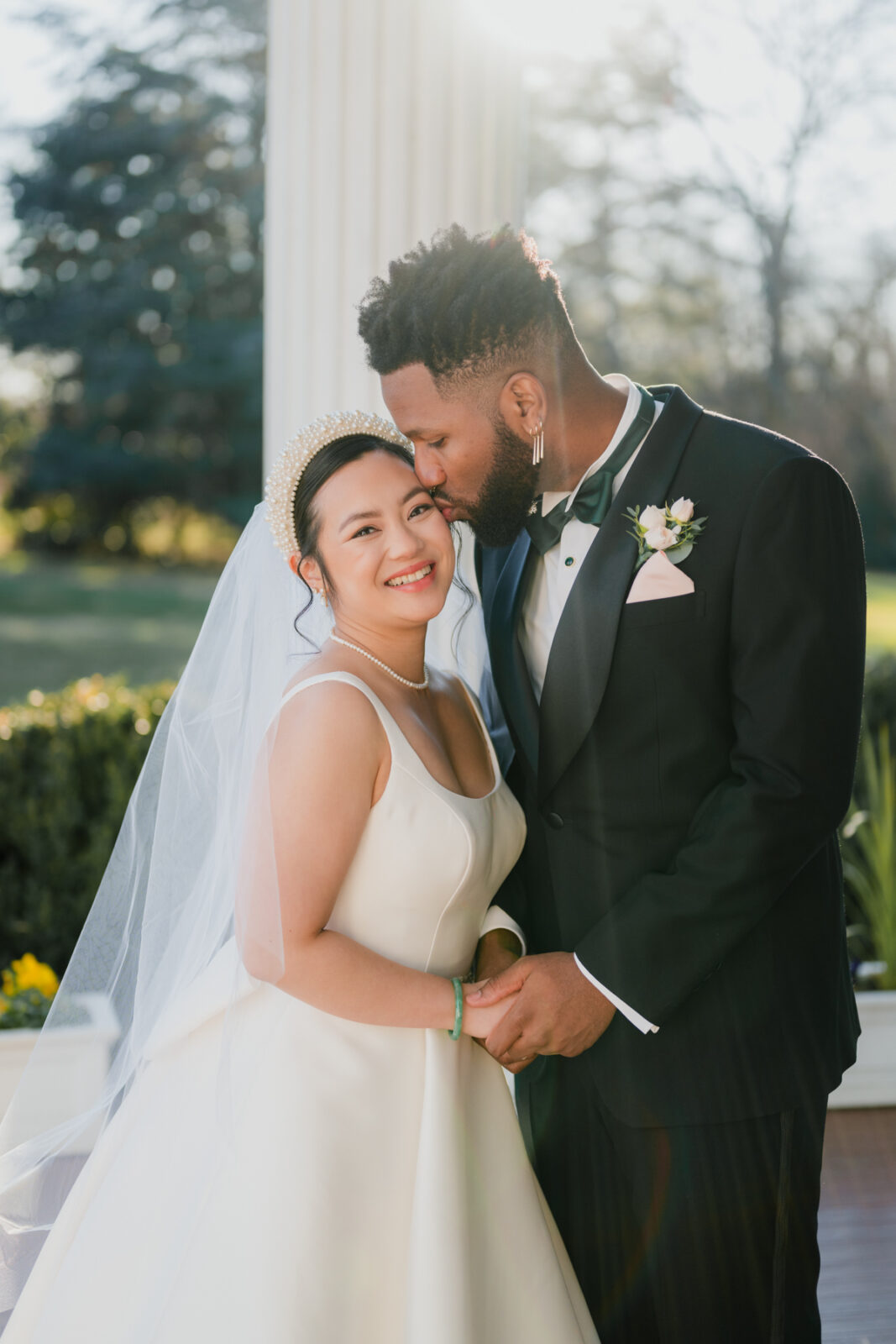 Bride & Groom Portrait, Rosemont Manor, Emily Mar Photography