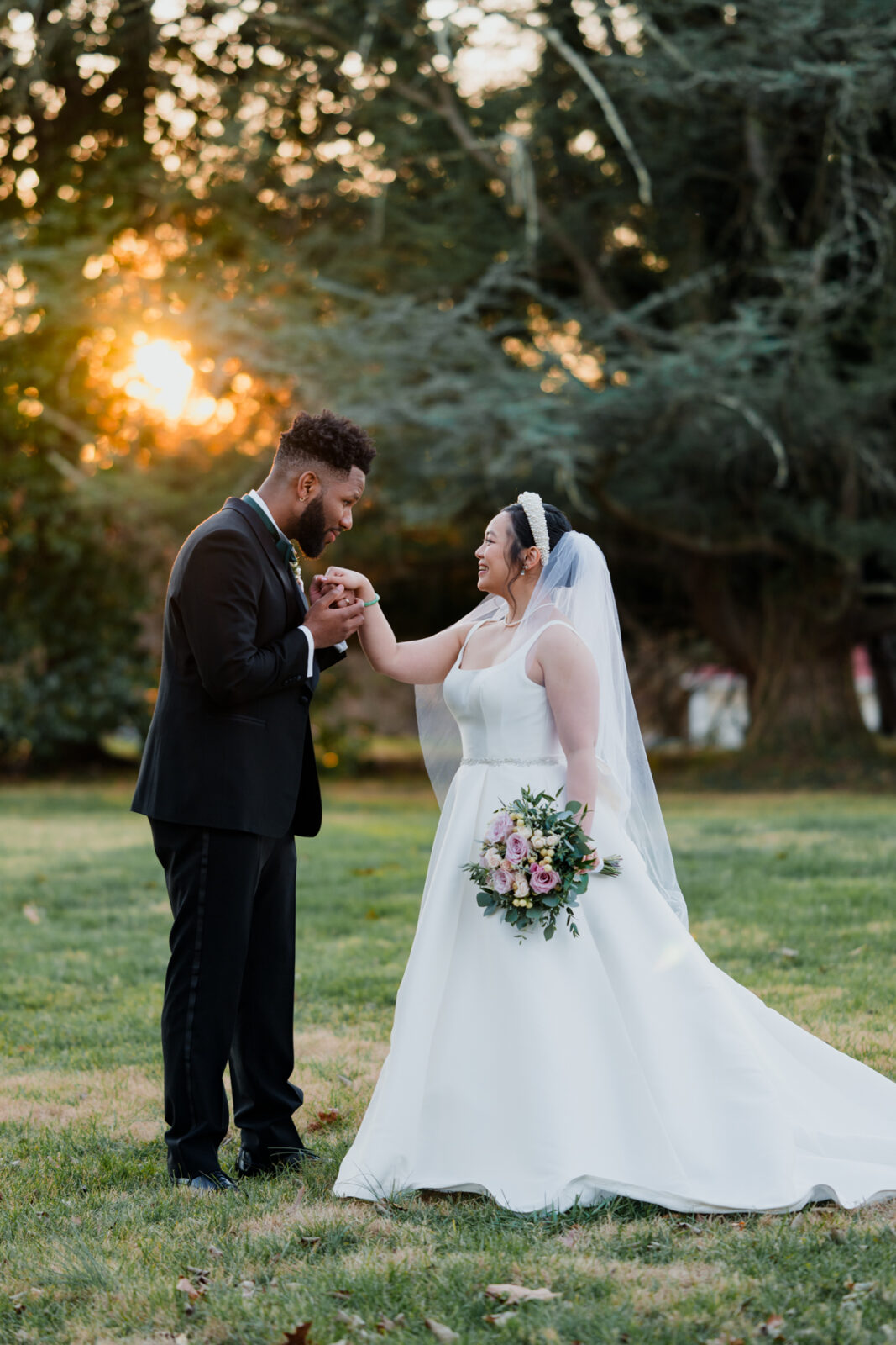 Bride & Groom Portrait, Rosemont Manor, Emily Mar Photography