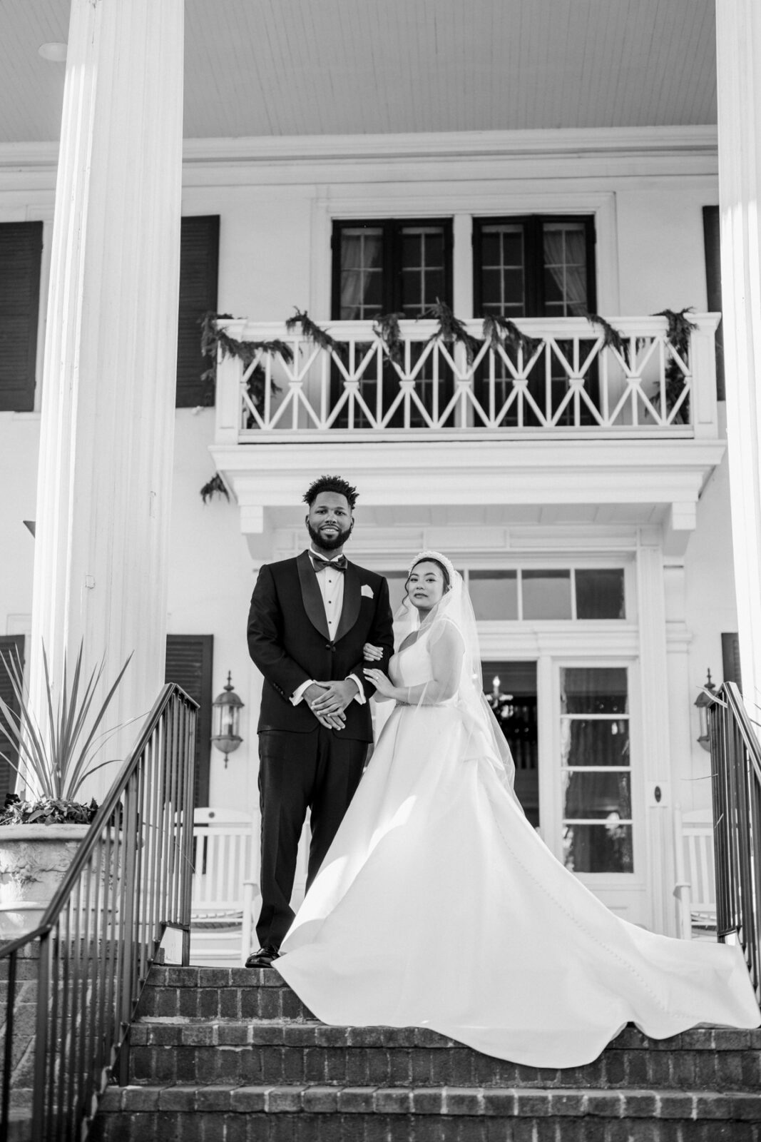 Bride & Groom Portrait, Rosemont Manor, Emily Mar Photography